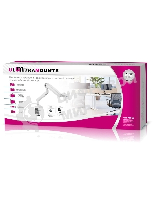 Кронштейн для мониторов Ultramounts UM719W белый 17
