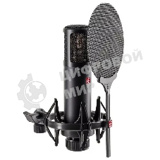 Микрофон конденсаторный sE Electronics SE 2300 20 Гц - 20 кГц, кардиоида, восьмерка, всенаправленная, комплектация: металлический поп-фильтр, держатель типа паук, резьбовой переходник на микрофонную стойку