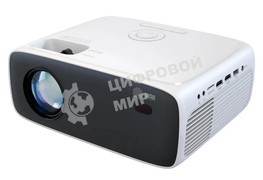 Проектор Cactus CS-PRM.07WT.Full HD LCD 3200Lm LS 320Lm ANSI (1920x1080) 1500:1 ресурс лампы:30000часов 1xUSB typeA 3xHDMI 1.16кг