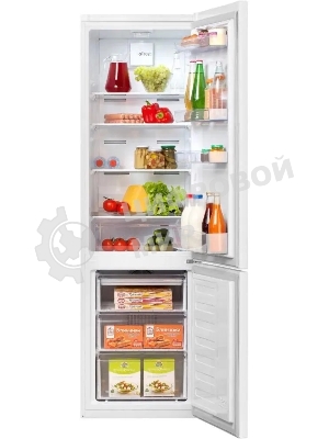 Холодильник Beko RCNK310KC0W белый двухкамерный 200/76л морозилка снизу, No Frost