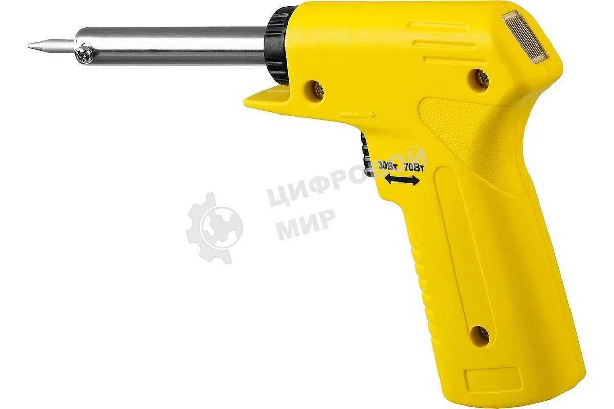 Паяльник STAYER 55307-70 master с пистолетной пластмассовой рукояткой 30 - 70Вт конус