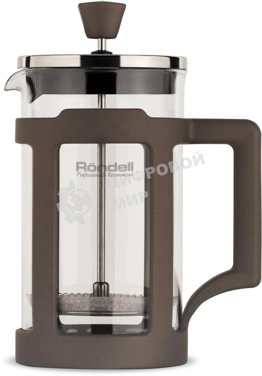 Френч-пресс Rondell Fest RDS-1296, 0.6 л, коричневый