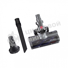 Беспроводной пылесос BQ VCA0102H серый/синий, питание от аккумулятора, 50 Вт, уборка сухая, пылесборник 0,45 л, работа от АКБ max 45 мин.