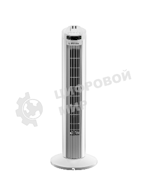 Колонный вентилятор BRAYER BR4958WH, механ.упр.,пульт ДУ,вращение90°,мощ-ть50Вт,защита от перегрева