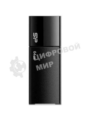 Флешка USB 64Gb, Silicon Power Ultima U05, USB 2.0, черный