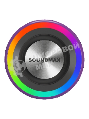 Портативная колонка Soundmax SM-PS5024B(фиолетовый)