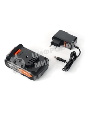 Дрель-шуруповерт Patriot BR 187UES, 18 В, 2 Ач, 25 Нм, щеточный