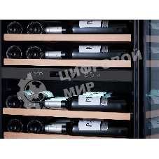 Винный шкаф Libhof SMD-110 черный, 318 л, 2 отсека, 110 бут., класс A