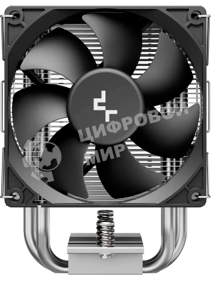 Кулер для процессора Deepcool AG300 G2 Soc-AM5/AM4/1200/1700/1851 серебристый/черный 4-pin 18-31dB Al+Cu 150W 350gr Ret (R-AG300-BKAMMG2)
