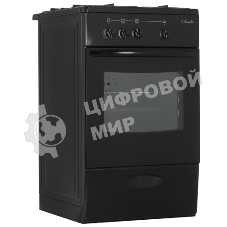 Плита газовая Лысьва ГП 300 МС СТ-2у черный, конфорок 3 шт, духовка 57 л, 50 см x 84 см x 60 см (без крышки)