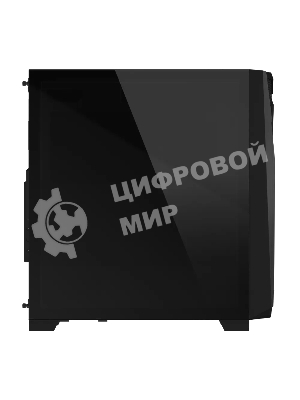 Компьютерный корпус Gigabyte C301 Glass MidTower, ATX, USB-C x1, USB 3.0 x2, Audio I/O, GPU:400мм, черный, TG