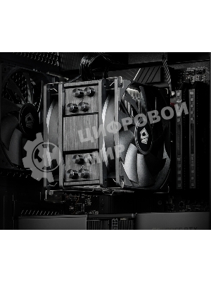 Кулер для процессора ID-COOLING SE-214-XT PLUS черный 120мм алюминий/медь 1800rpm 35.2db 4-pin 200W 150мм