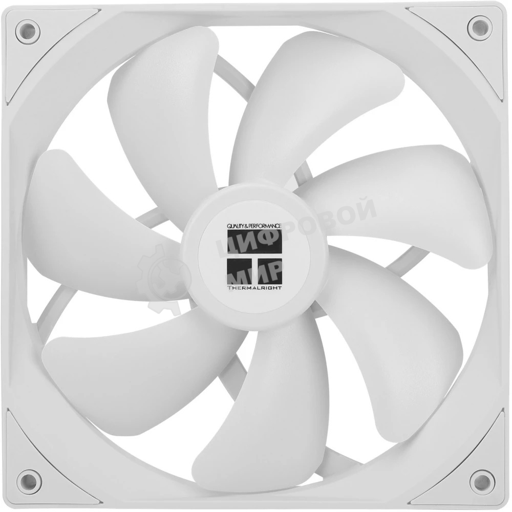 Кулер для корпуса Thermalright TL-C14CW белый (140x140x25mm, 4-pin PWM, 75.8CFM, 26.4dBA, 1500RPM)