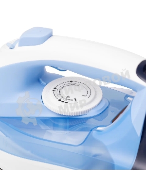 Утюг BBK ISE-2411 голубой, 2400 Вт, 40 г/мин, 140 г/мин, 300 мл