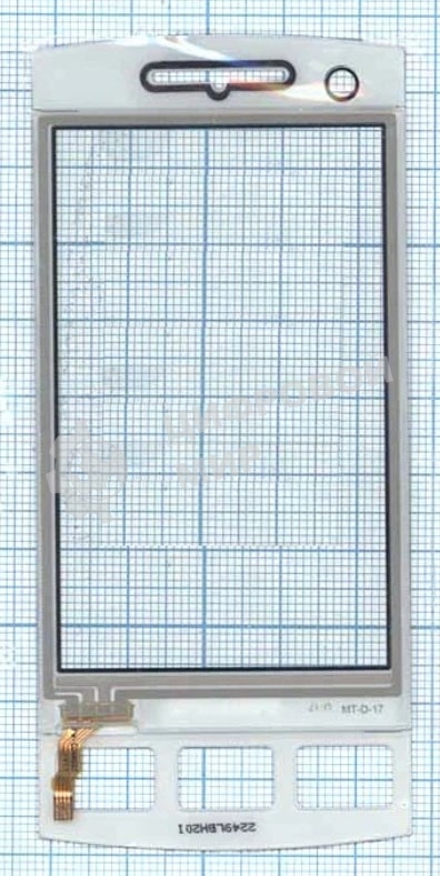 Сенсорное стекло (тачскрин) для Philips W725, черное