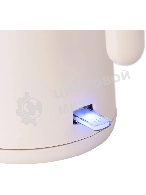 Чайник электрический Galaxy Line GL 0327, пудровый, пластик, 1800 Вт, 1,5 л