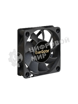 Вентилятор для корпуса ExeGate EX06015S3P черный, 60 мм, 3500 об/мин, 24 дБ, 3 pin