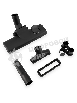 Пылесос Hyundai HYV-C2645 красный/черный, 380/2200 Вт, уборка сухая, пылесборник контейнер 3,5 л