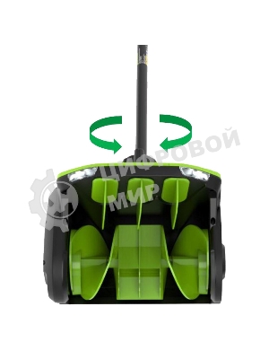 Снегоуборщик аккумуляторный GreenWorks 40V, 30 см, бесщеточный, с 1хАКБ 4 Ач и ЗУ (2603107UB)