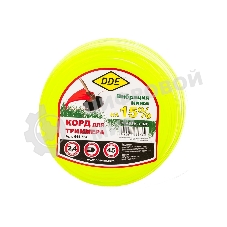 Леска для триммеров DDE Classic line 644-764 круг 2.4мм х 44м желтый в блистере