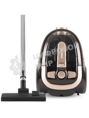 Пылесос Hyundai HYV-C3550 золотистый/темно-коричневый, 380/2220 Вт, уборка сухая, пылесборник контейнер 2,5 л