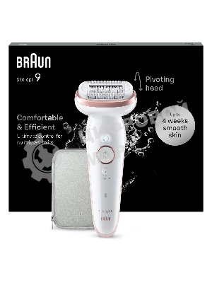 Электрический эпилятор BRAUN SES9-000 розовое золото/белый