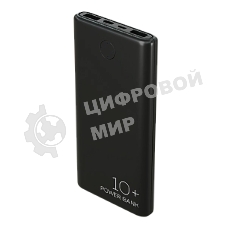 Портативный аккумулятор More choice (4610196408625) PB11-10 - 10000mAh черный