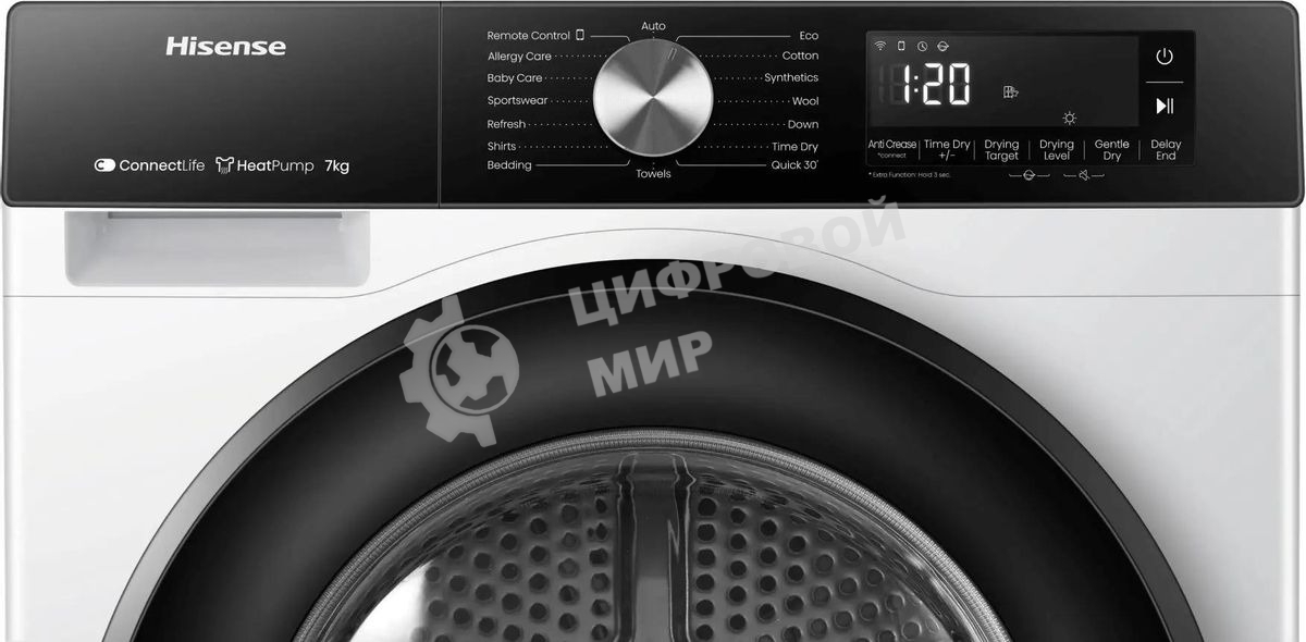 Стиральная машина Hisense DH3S702UWDE класс: A++ загр.фронтальная макс.:7кг белый