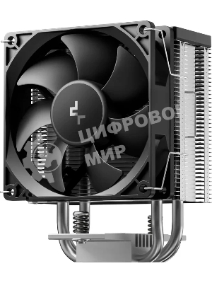 Кулер для процессора Deepcool AG300 G2 Soc-AM5/AM4/1200/1700/1851 серебристый/черный 4-pin 18-31dB Al+Cu 150W 350gr Ret (R-AG300-BKAMMG2)