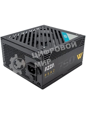 Блок питания, Azza, PSAZ-750W, 750Вт, 80 PLUS bronze, 120мм, черный