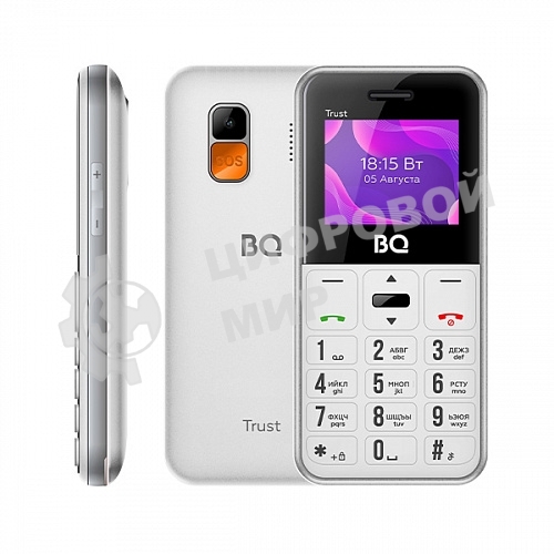Мобильный телефон BQ 1866 Trust белый
