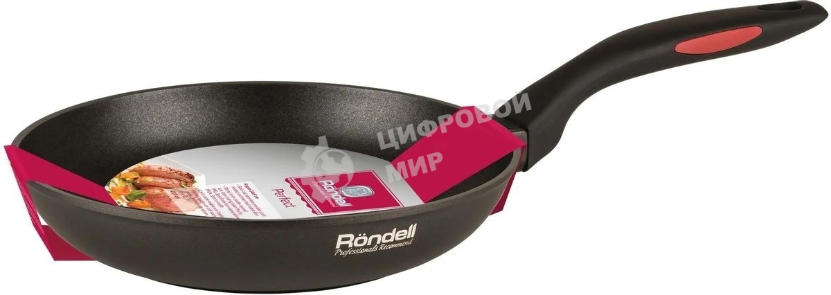 Сковорода Rondell Perfect RDA-1559, 24 см, без крышки, черный