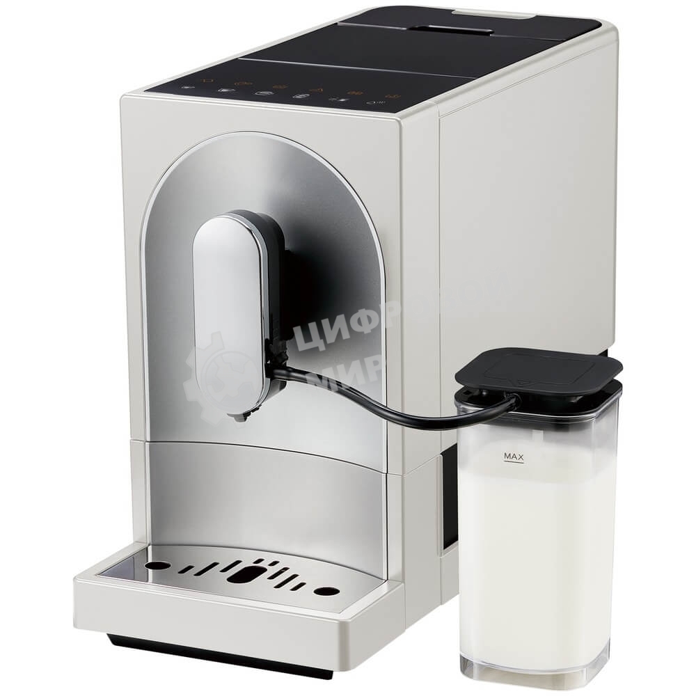 Кофемашина автоматическая Maunfeld MF-A8021CWH белый, исп. кофе - зерновой, 1.1 л, 1470 Вт, 19 бар