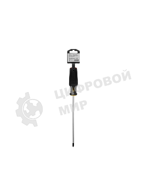 Отвертка Denzel PH2х200 мм, S2, 3к рукоятка