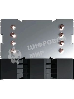 Устройство охлаждения(кулер) Digma D-CPC130-PWM1 Soc-AM5/AM4/1151/1200/1700 черный 4-pin Al+Cu 130W OEM