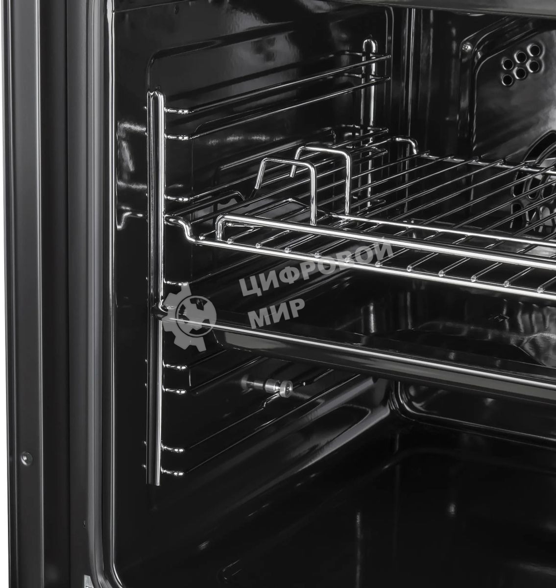 Шкаф духовой электрический Maunfeld EOEC516BG, встраиваемый, 51л, дверца с 2 стеклами, бежевый