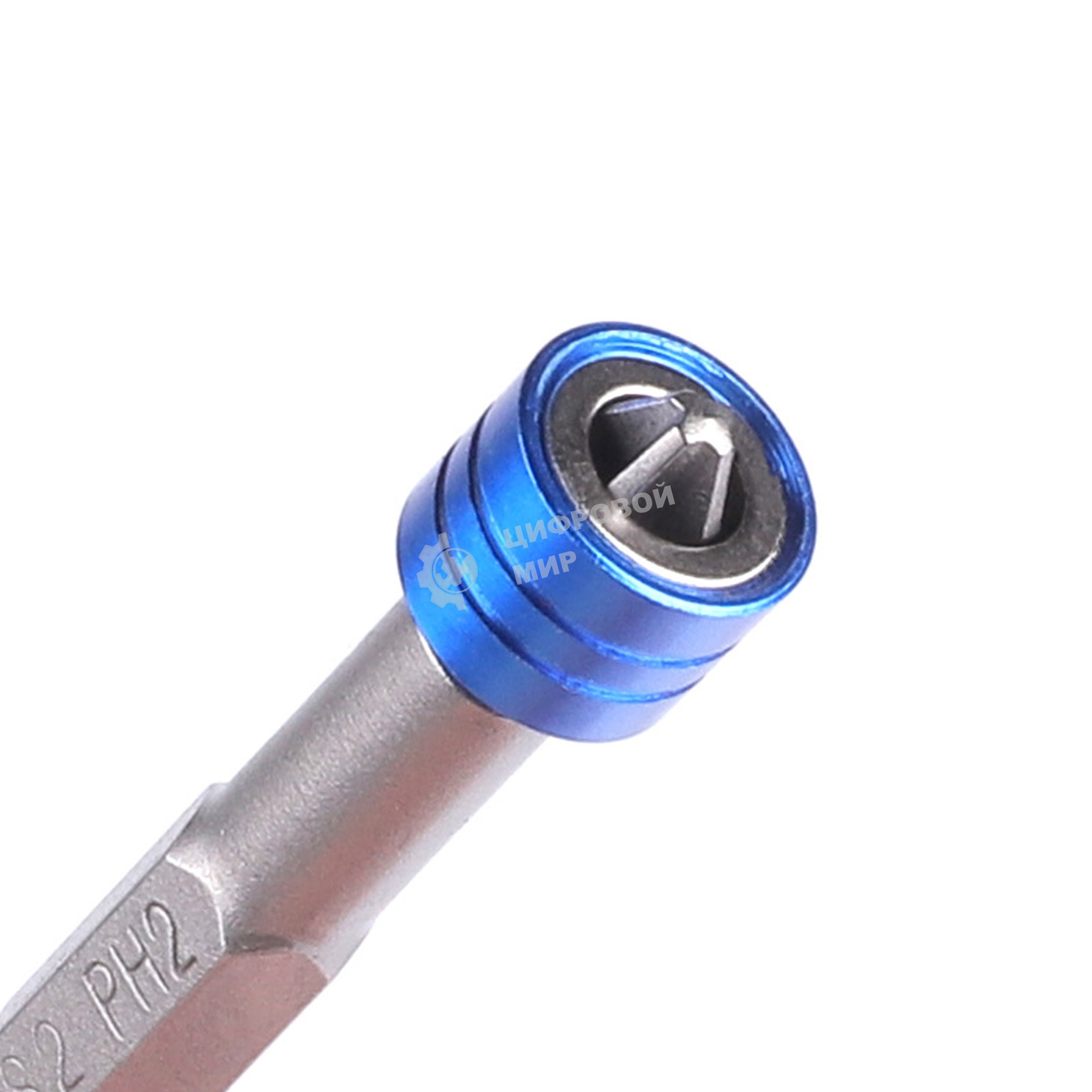 Бита PATRIOT PH2, с магнитным держателем крепежа, сталь S2, длина 50 мм, 2шт в блистере