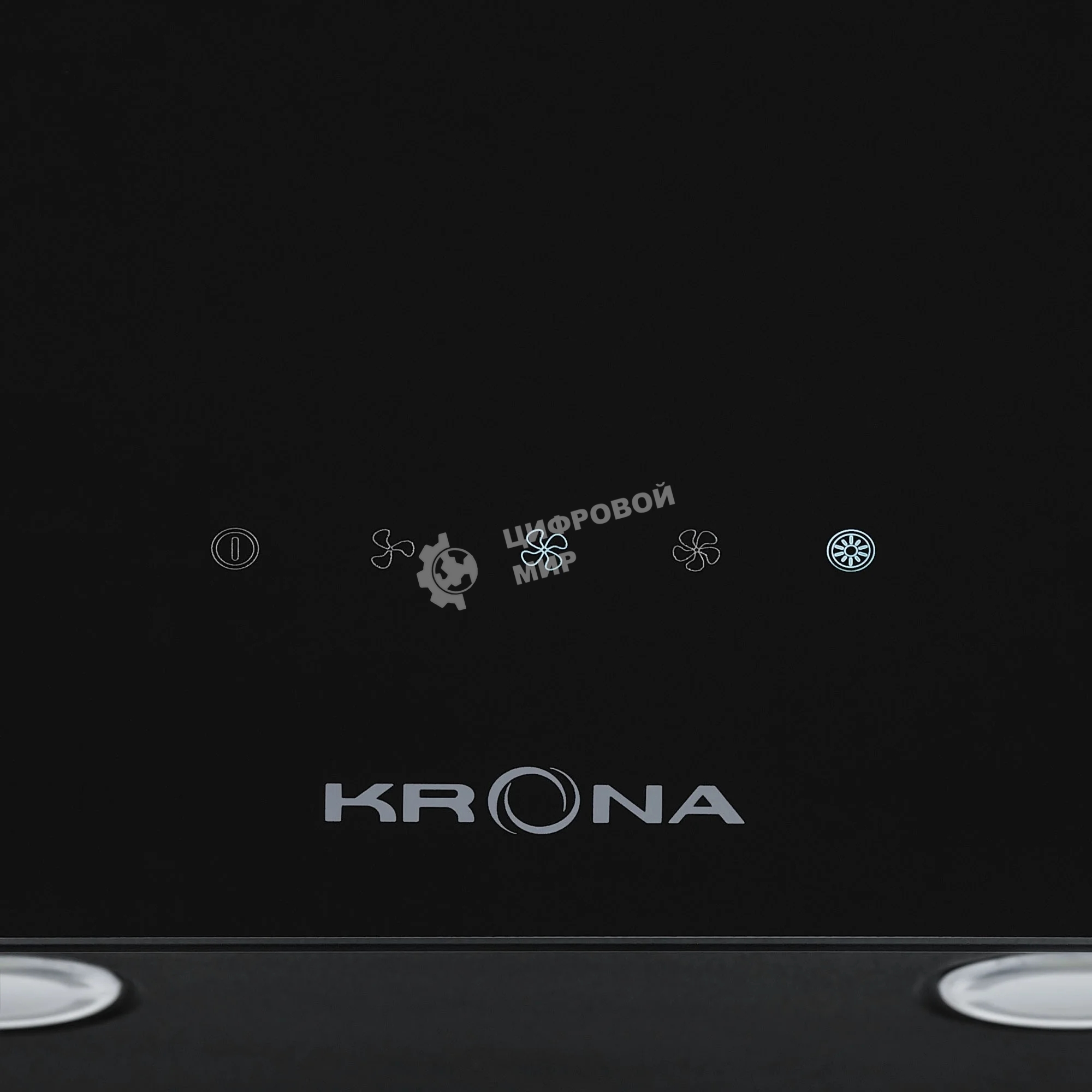 Наклонная вытяжка Krona HELGA 600 черный S