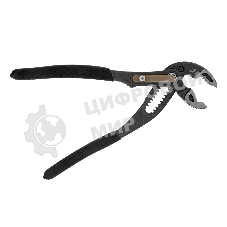 Клещи переставные Denzel кнопочный механизм, обливные рукоятки, 180 мм