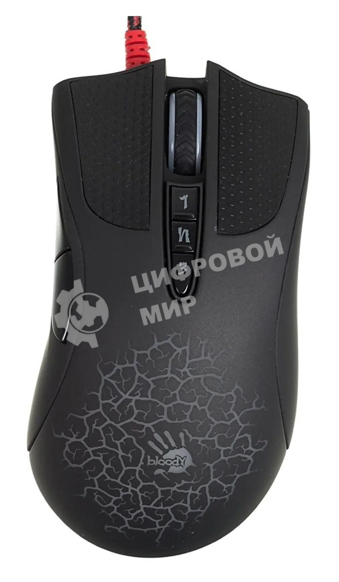 Мышь проводная A4Tech Bloody AL90 Blazing черный, 12000 dpi, USB, кнопки - 8