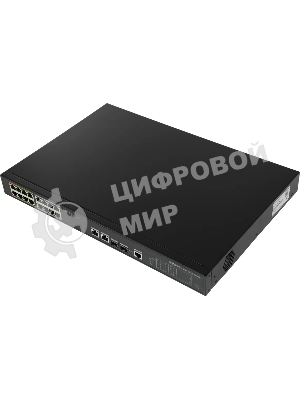 Коммутатор Dahua DH-LR2218-16ET-240, 16×100 Мбит/с + 2×1 Гбит/с, управляемый