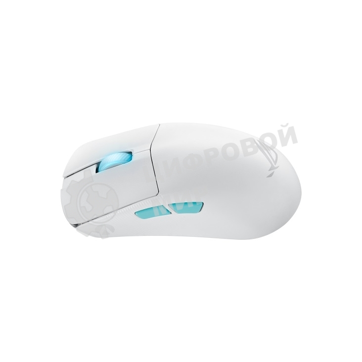 Мышь беспроводная/проводная ASUS ROG Harpe Ace Aim Lab Edition белый, 36000 dpi, радиоканал, Bluetooth, USB, кнопки - 5