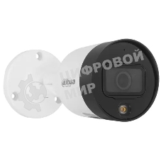 Уличная цилиндрическая IP-видеокамера Dahua DH-IPC-HFW1439SP-A-LED-0280B-S4, Full-color 4Мп, 1/3” CMOS, объектив 2.8мм, LED-подсветка до 30м, IP67, корпус: металл