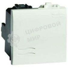 Переключатель DKC 76012B 1-кл. 2 мод. Brava 16А IP20 белый