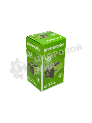 Аккумулятор с USB разъемом GreenWorks G40USB2 для техники 40V, 2 А.ч