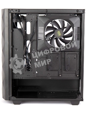 Компьютерный корпус Hiper DCB черный без БП ATX 1x120mm 1x140mm 1xUSB2.0 1xUSB3.0 audio bott PSU