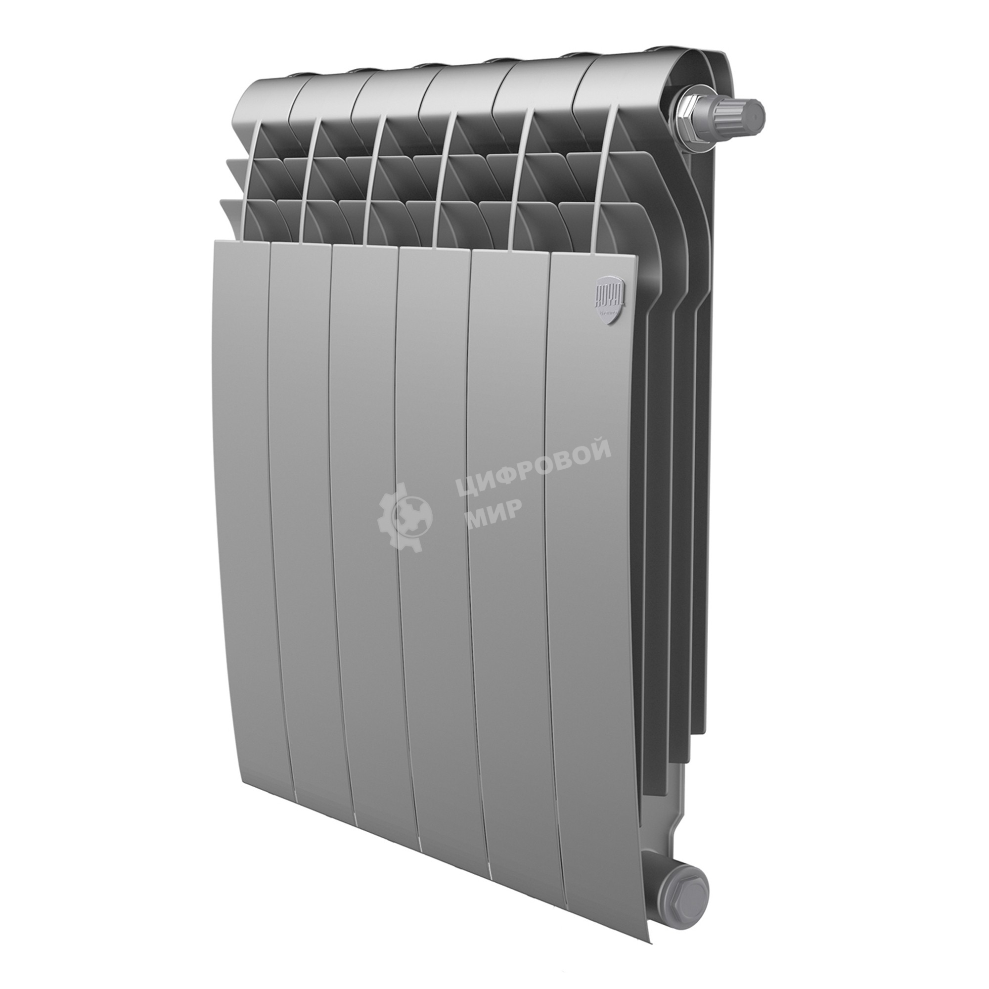 Радиатор Royal Thermo BiLiner 500 Silver Satin VR80 - 6 секц.