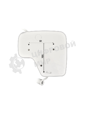 Фен Puff-1200B белый, 1200 Вт, с доп. розеткой