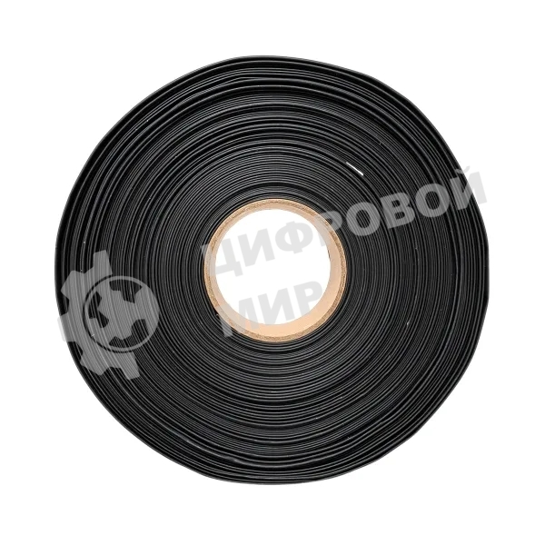 Трубка термоусаживаемая ТУТ нг 50/25 черная рулон EKF PROxima