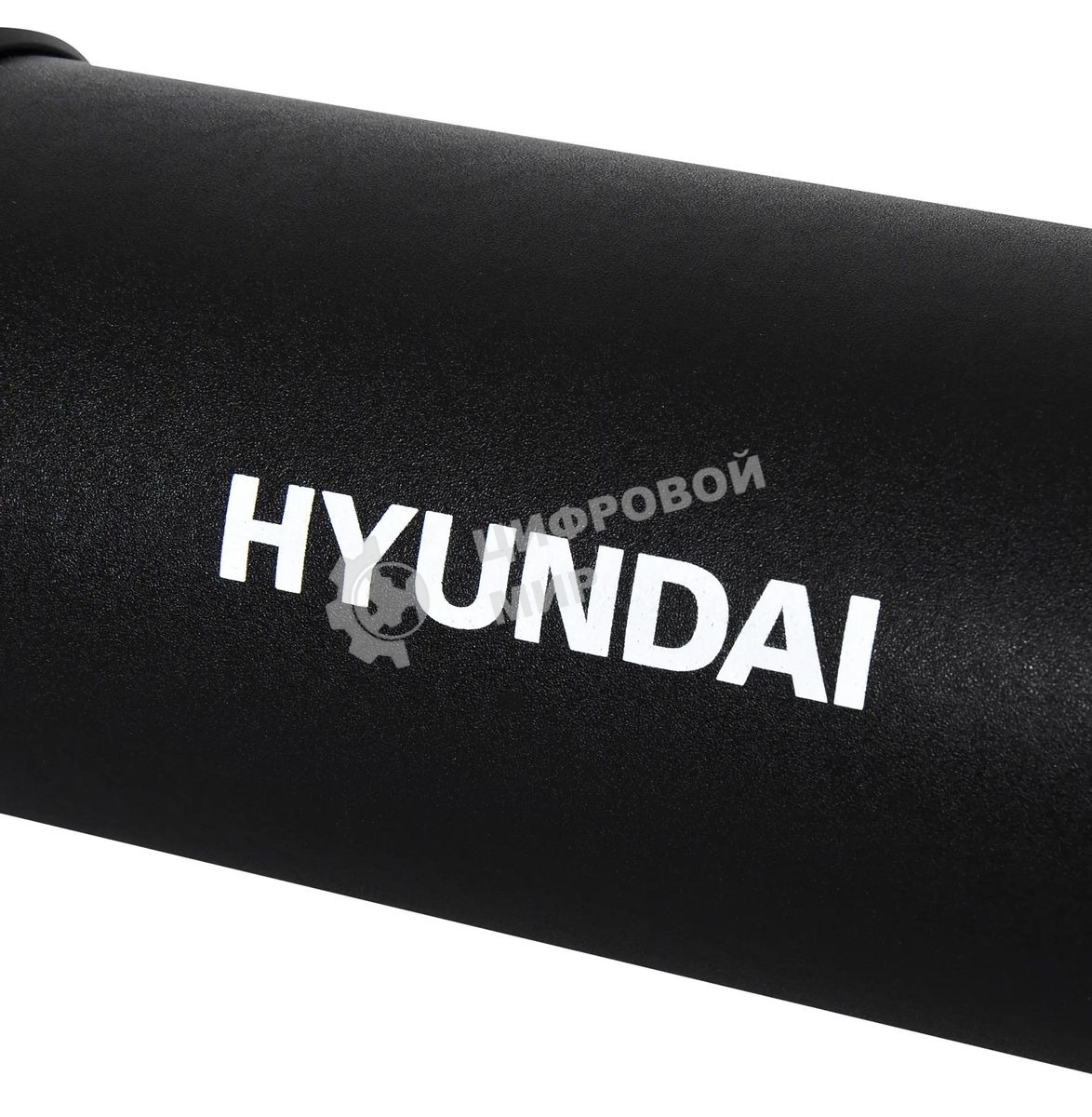 Колонка портативная Hyundai H-PAC220 черный/голубой 10W 1.0 BT/3.5Jack/USB